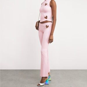 NWTSKIMS Cotton Jersey Heart Leggings Sz large